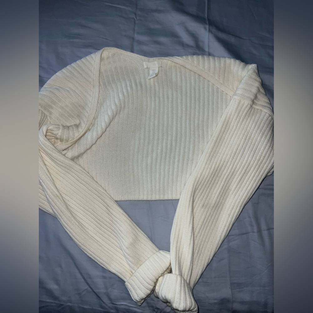 H&M Cropped Cardigan Sweater
